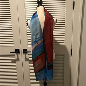 Multicolor Elizabetta Striped Men's Scarf
